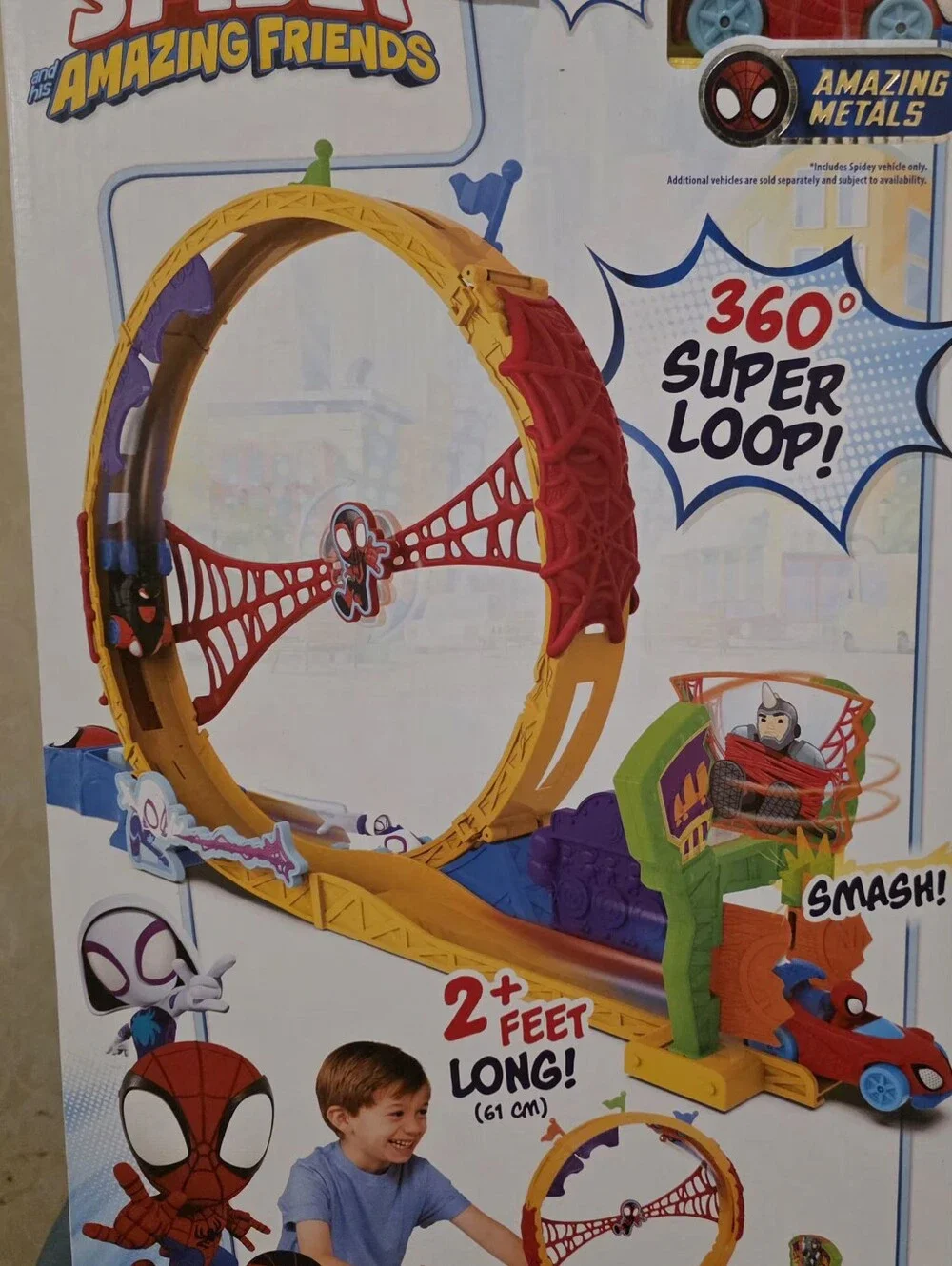 360° Super Loop Racing Track - Red & Yellow